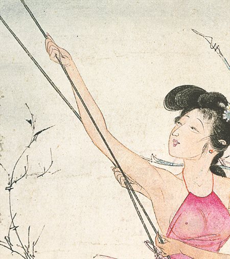 日照-胡也佛的仕女画和最知名的金瓶梅秘戏图